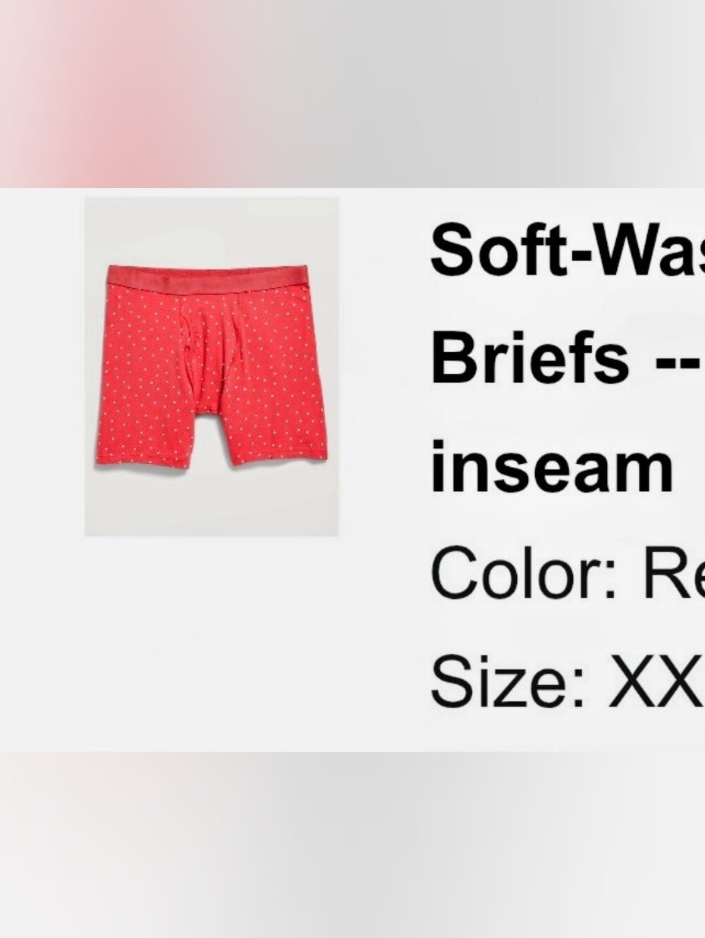 Old Navy Red Polka-Dot Boxer Briefs